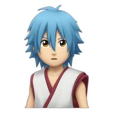 sasuke-uchiwa-akatsuki-blue-hairs sticker