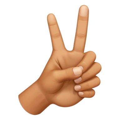 finger moving as if to say no sticker