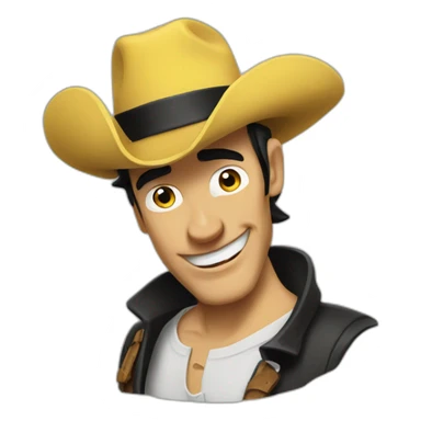 Lucky luke sticker