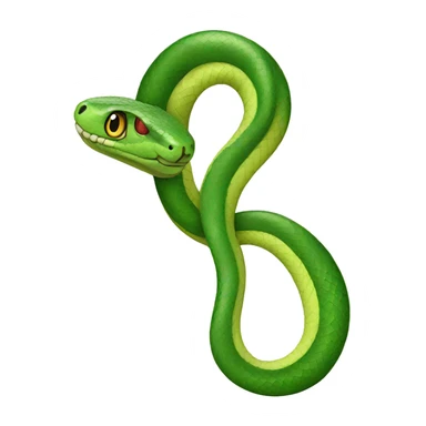 green snake sticker