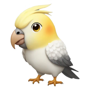 cockatiel lutino sticker