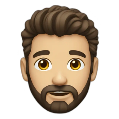 dev-beard-brunette-wavyhair sticker