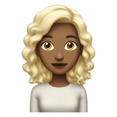 blonde girl in christmas in london sticker