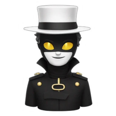 Chat noir et blanc sticker