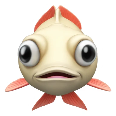 siamese carp 3D sticker