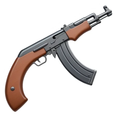 sickle as a bayonet for an Ak 47 sticker