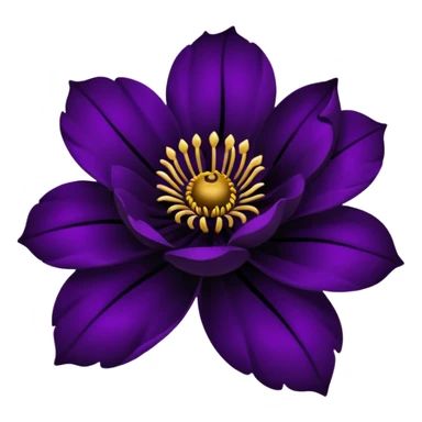 Flores negras sticker