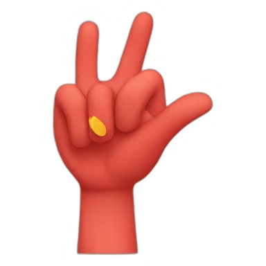 gong xi chinese hand gesture sticker
