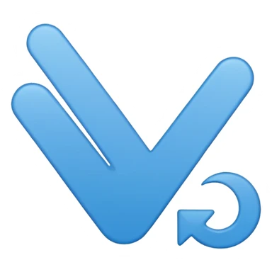 make a blue tick emoji sticker