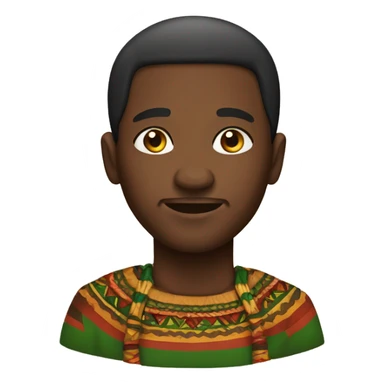 native african man Kwanzaa  sticker