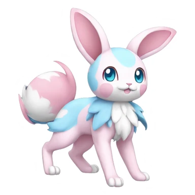 Sylveon-Bunny-Pokémon full body sticker