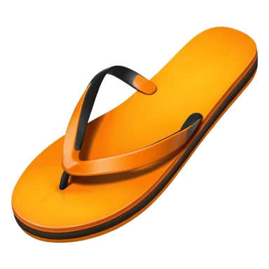 A mango flip-flop sticker