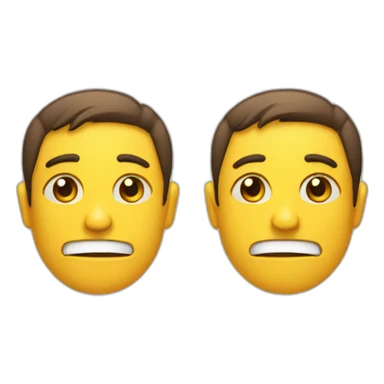 happy and sad emoji sticker