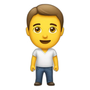 cliente dando la espalda sticker