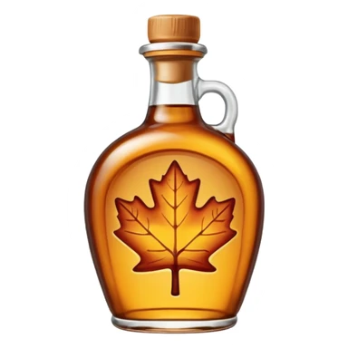 Maple syrup bottle  sticker