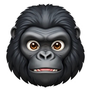 gorilla ape face sticker