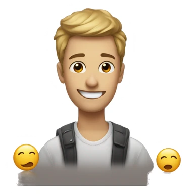 😛✌️ the hnad in front of thé face sticker