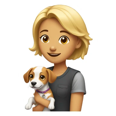 Lesbian girl with dog sticker