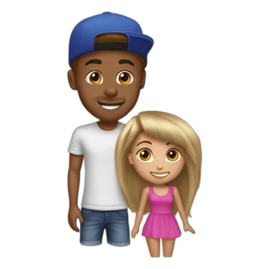 Justin et haily bieber sticker