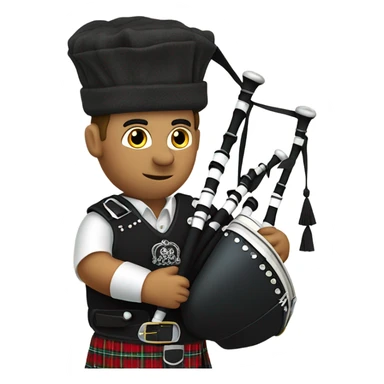 Bagpiper  sticker