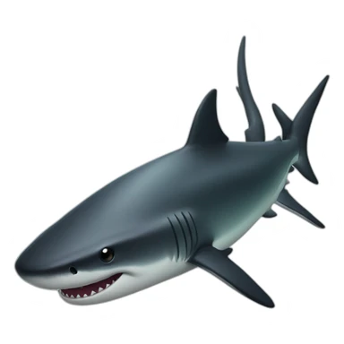 Black shark sticker