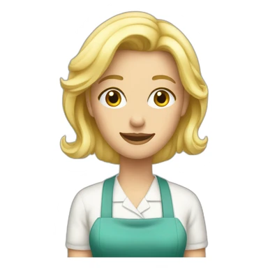 Blonde Housekeeper sticker