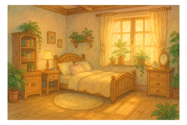 a dreamy bedroom sticker