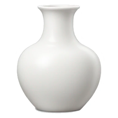 white donut vase sticker