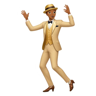 Charleston dance sticker