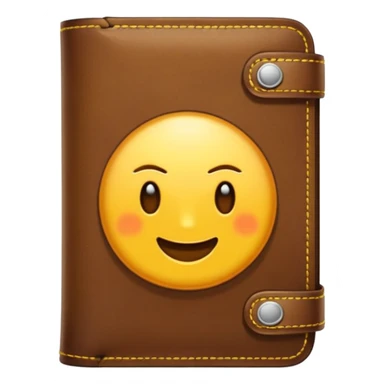 Billetera con un simbolo de honestidad en el medio sticker