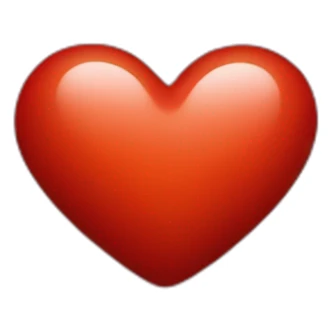 Red heart with the number 85 sticker