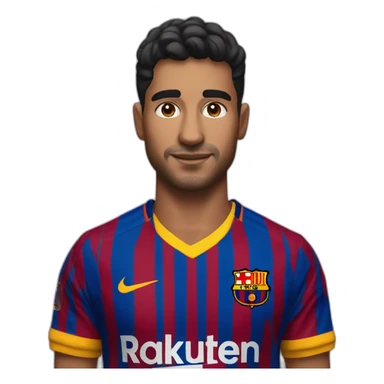 Ronald Araujo in Barcelona shirt sticker