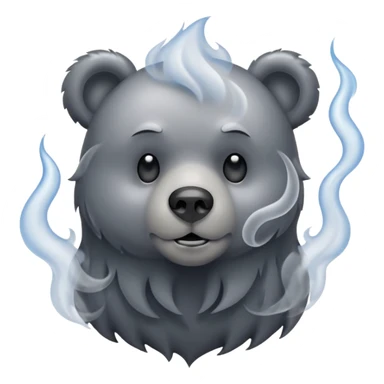 Bear smoke  sticker