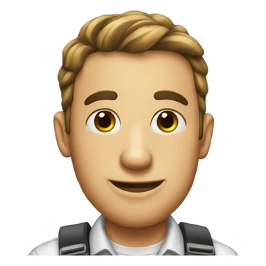 Pilot at a bbq sticker