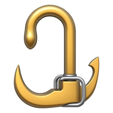 wire and iron hook sticker