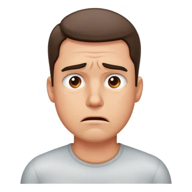 Stressed Men sweat sticker