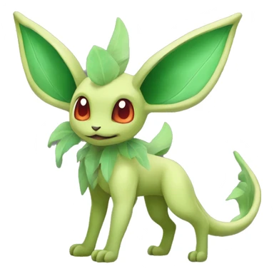 Leafeon-Flygon-Tropius full body sticker