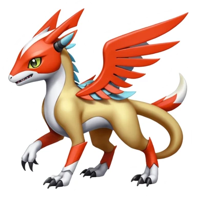 Meloetta-Latias-Koraidon-Peppercat-Wargreymon-Protogen-Pokémon-Digimon-Fakémon-fusion-hybrid-creature sticker