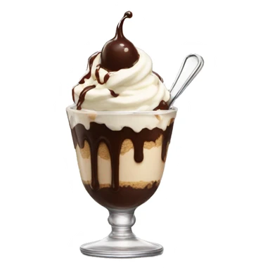 hot fudge sundae sticker