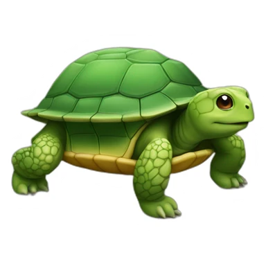 tortue sur une tortue sticker