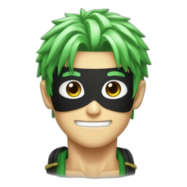 zoro from one piece sticker