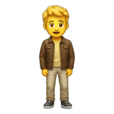 A man who peed his pants sticker