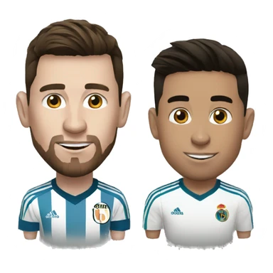 Messi and ronaldo sticker