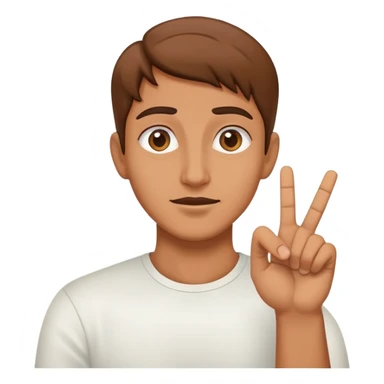 Italian hand sign why sticker