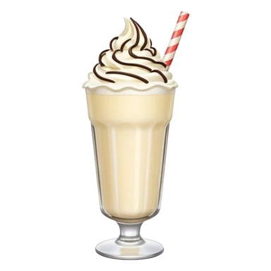 milkshake tall glass
 sticker
