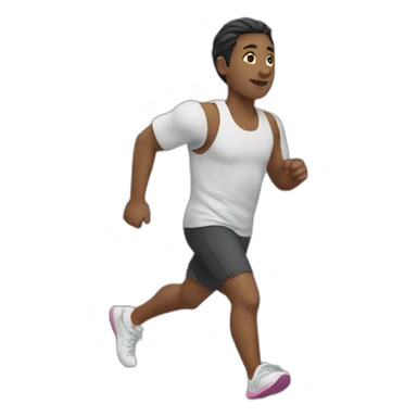 casual runners sticker