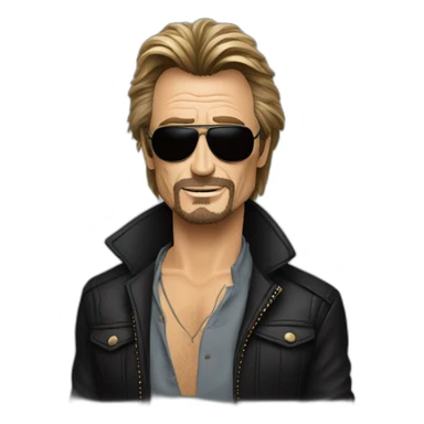 johnny halliday sticker