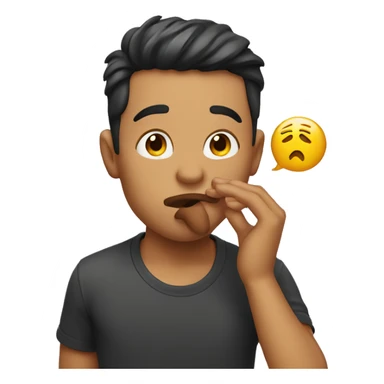 Guy blowing kisses sticker