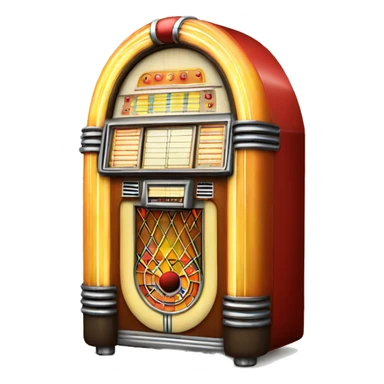 retro style jukebox sticker
