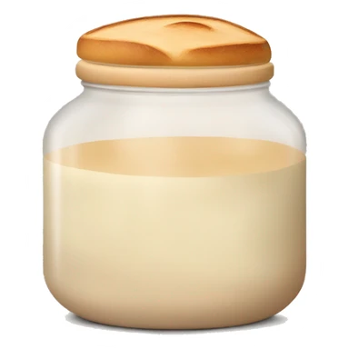 Sourdough starter sticker